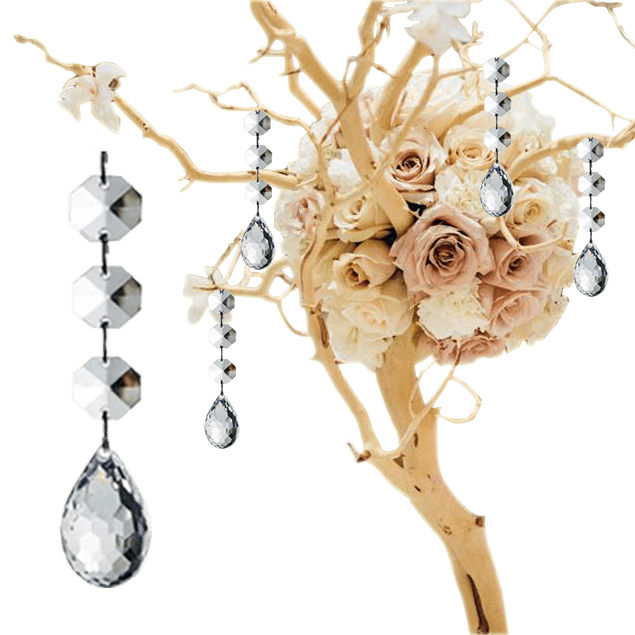 Hanging Crystal Decorations Garland