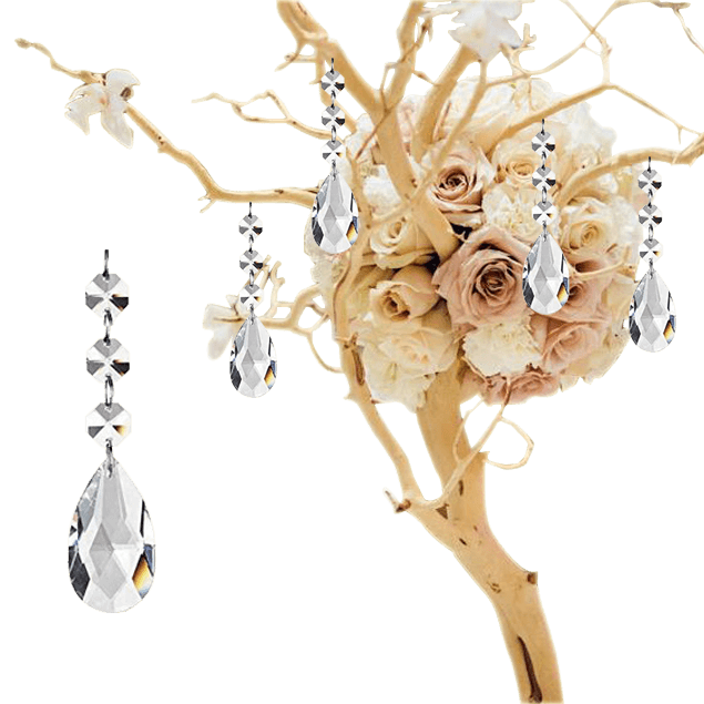 Hanging Crystal Decorations Garland