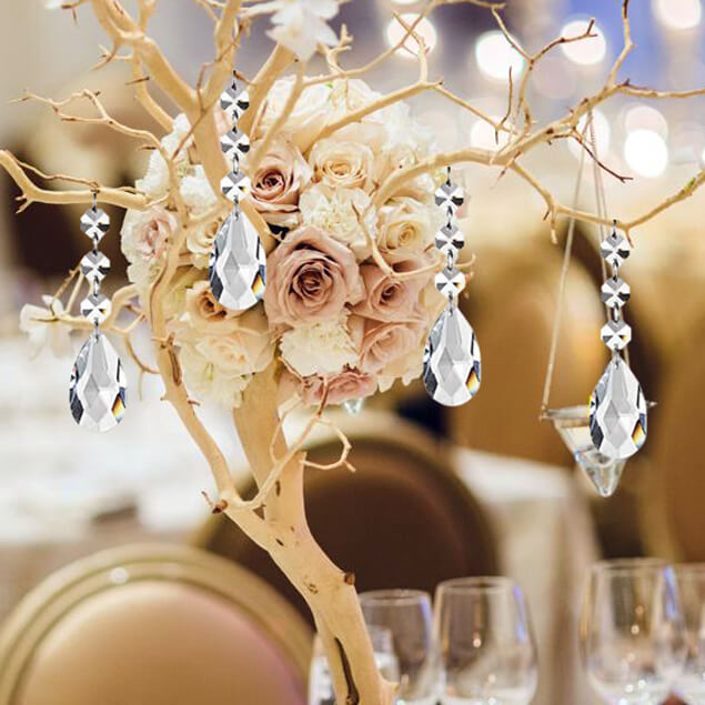Hanging Crystal Decorations Garland