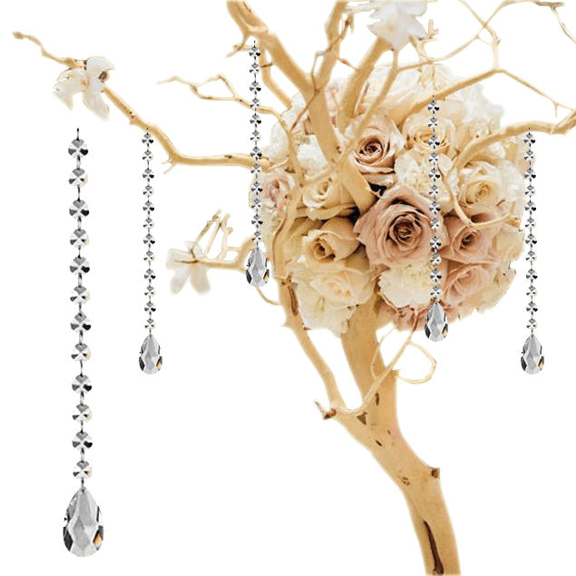 Hanging Crystal Decorations Garland