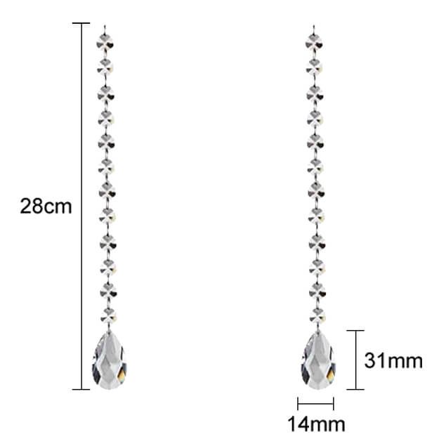 Hanging Crystal Decorations Garland