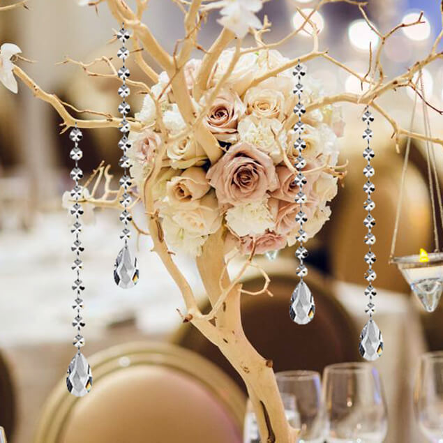 Hanging Crystal Decorations Garland