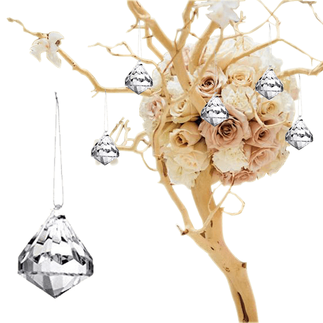 Hanging Crystal Decorations Garland