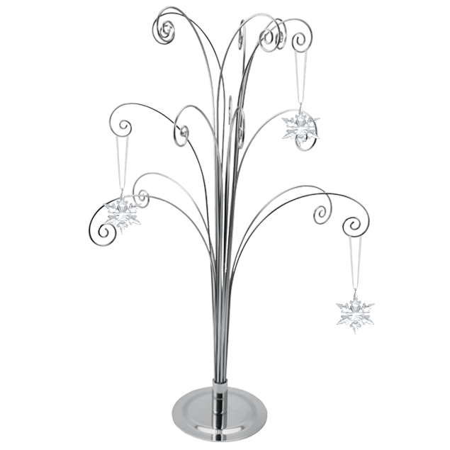 For Swarovski Ornament Display Tree Stand Metal 2023 Tabletop Silver 20 inch