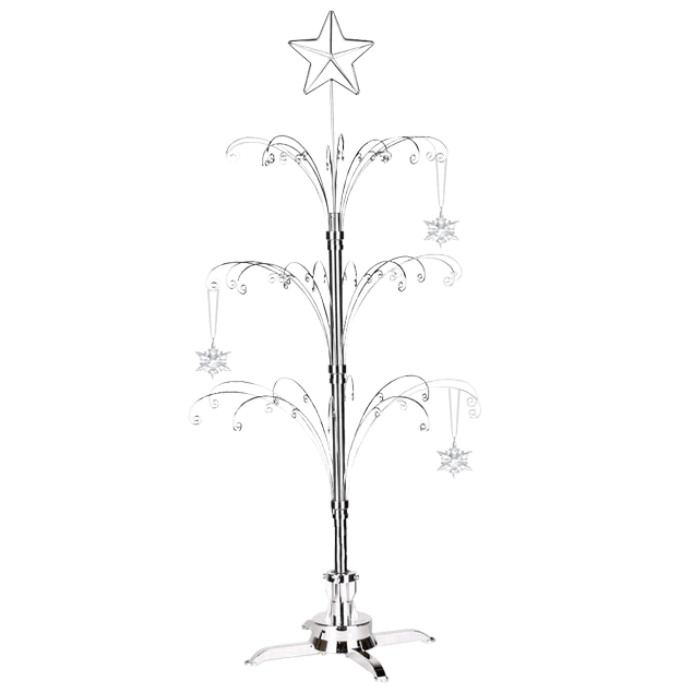 47 Inch Ornament Display tree Stand Rotating For Swarovski Christmas Free Shipping