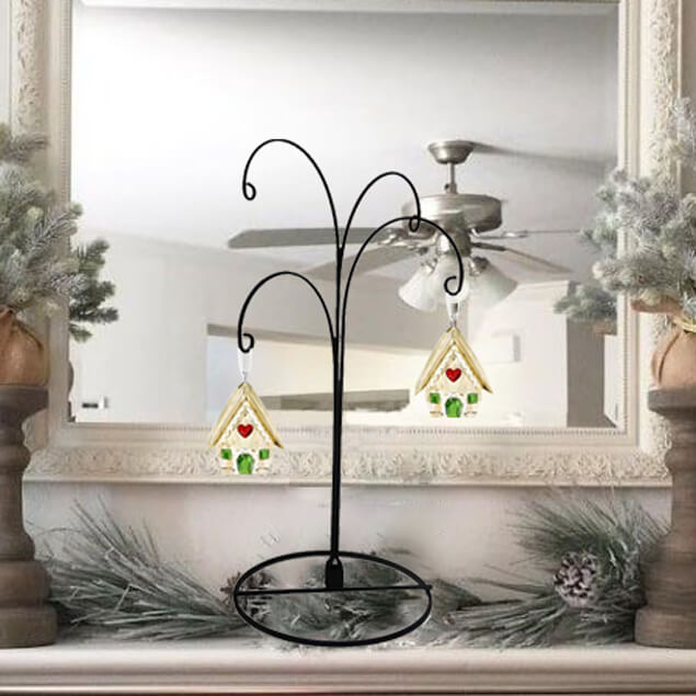 2 Pcs 12 Inch Ornament Display Stand Holder Hanger for Christmas Free Shipping