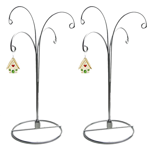 2 Pcs 12 Inch Ornament Display Stand Holder Hanger for Christmas Free Shipping