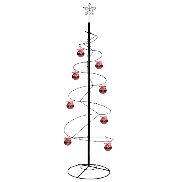 Wrought Iron Christmas Tree Spiral 84inch