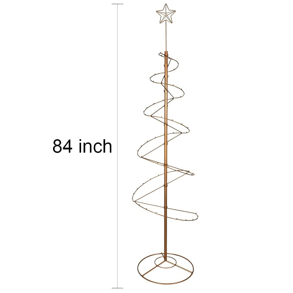 Wrought Iron Christmas Tree Spiral 84inch
