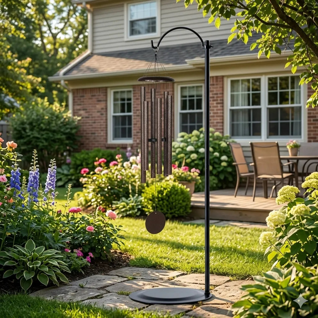 HOHIYA 36-inch wind chime stand additional view 8
