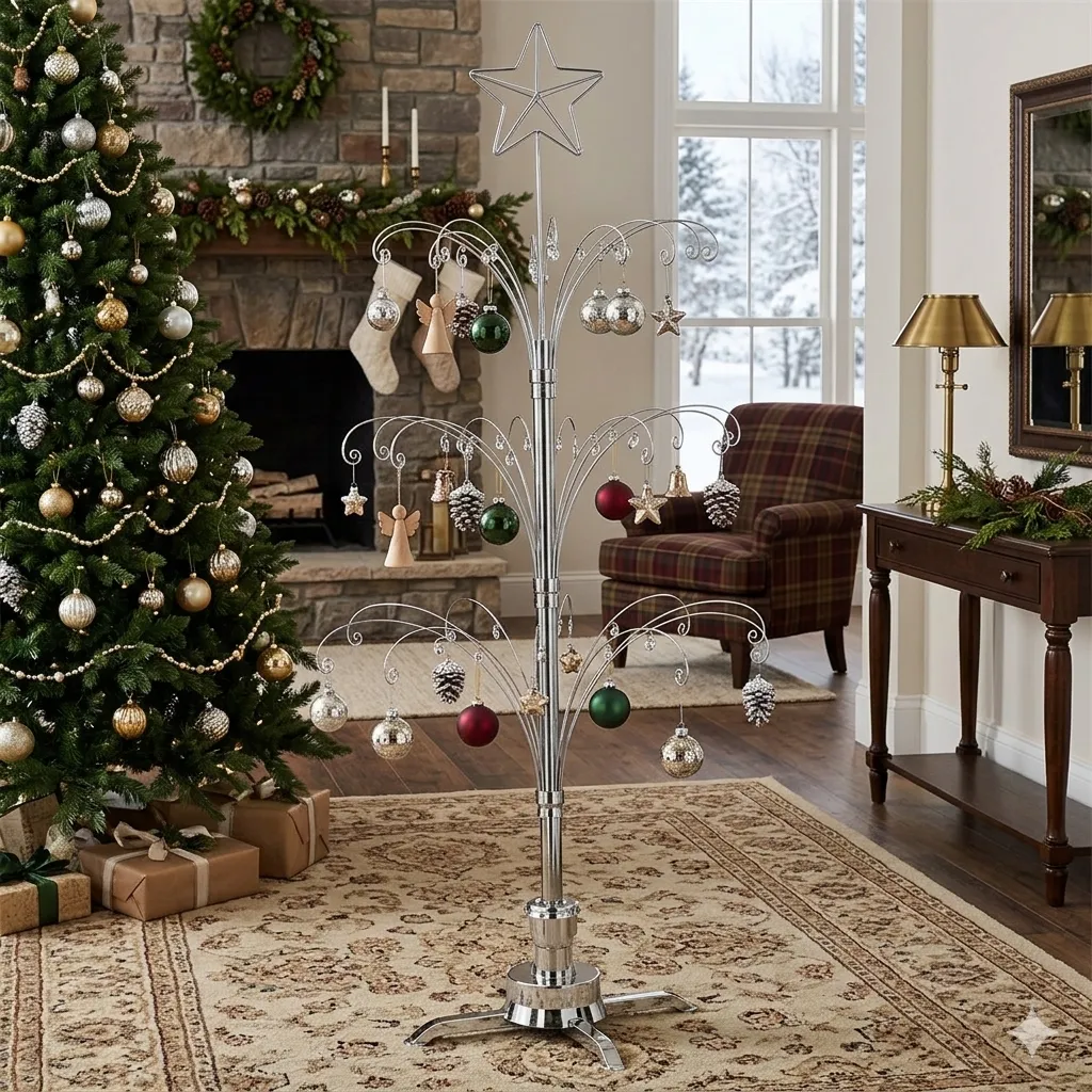 HOHIYA ornament display tree packaging and what is included
