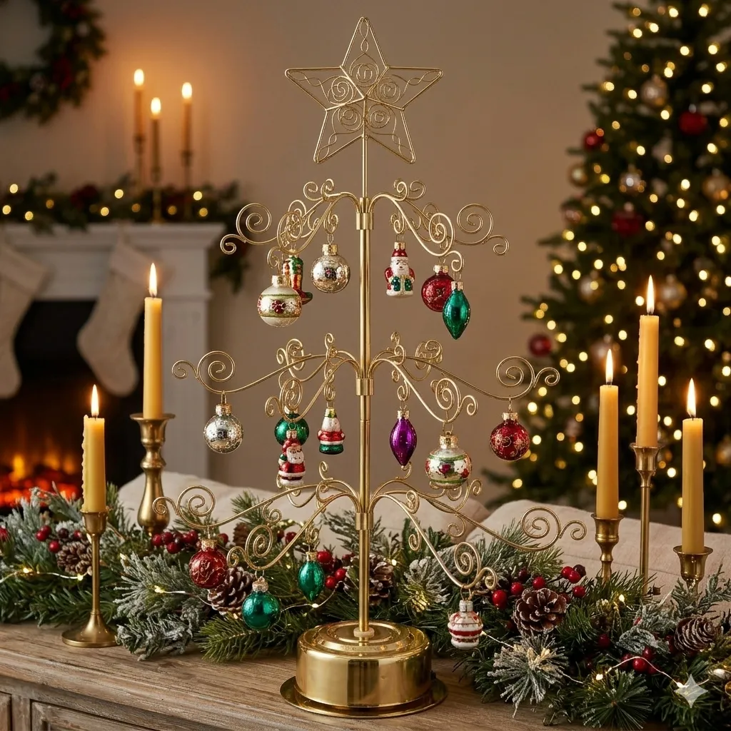 HOHIYA ornament display tree packaging and what is included