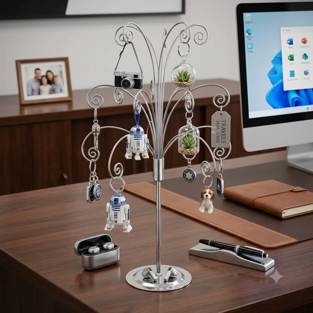 HOHIYA ornament display tree packaging and what is included
