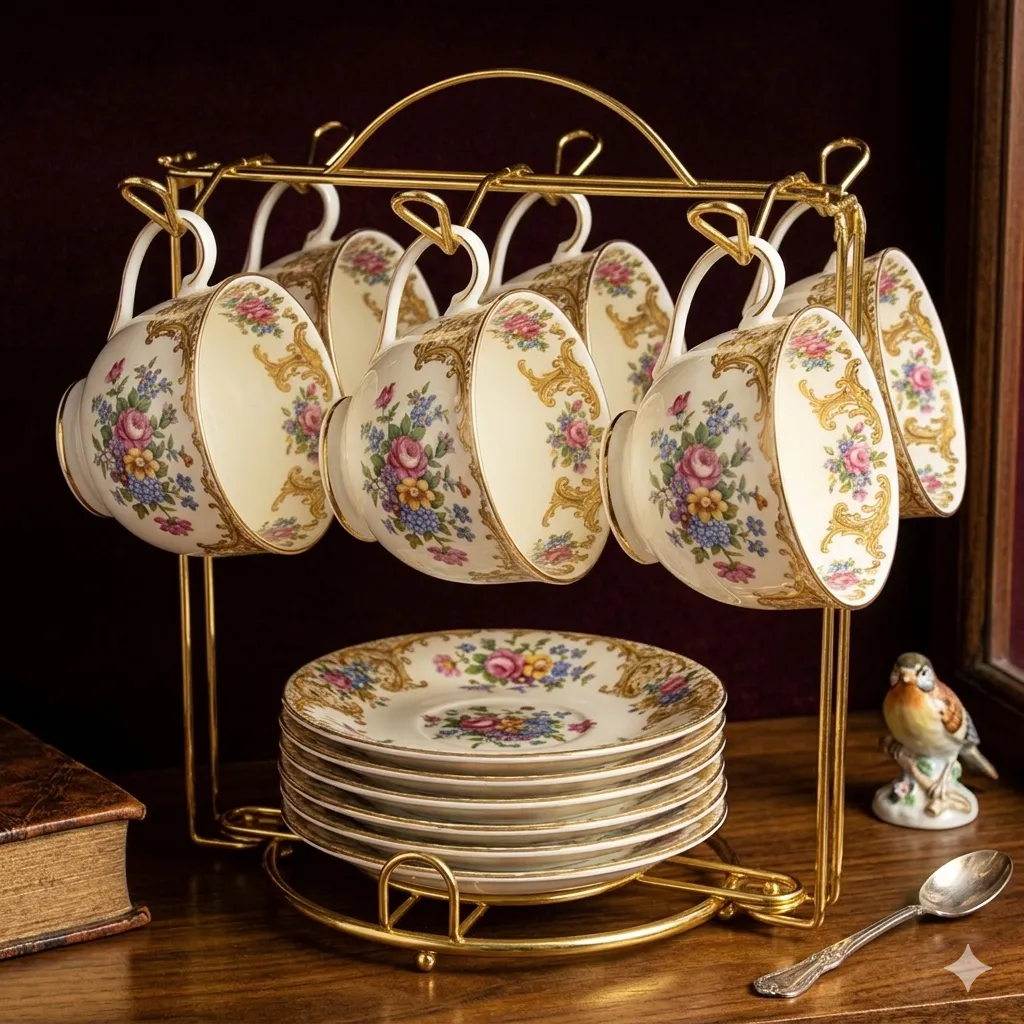 HOHIYA tea cup display stand additional view 9