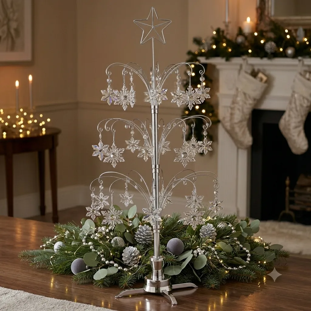 HOHIYA ornament display tree packaging and what is included