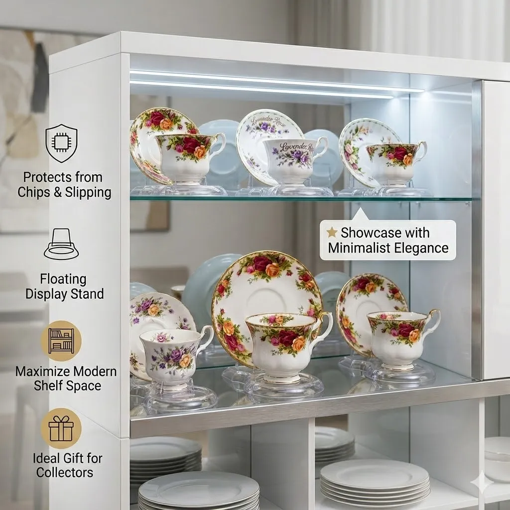 HOHIYA tea cup display stand additional view 11
