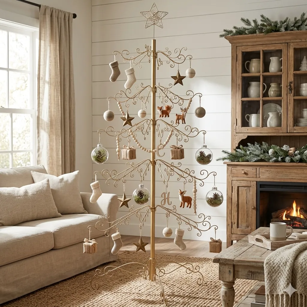 HOHIYA 6.5-feet ornament display tree additional view 8