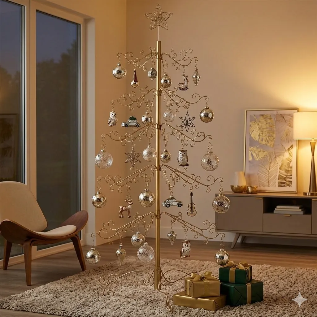 HOHIYA ornament display tree packaging and what is included