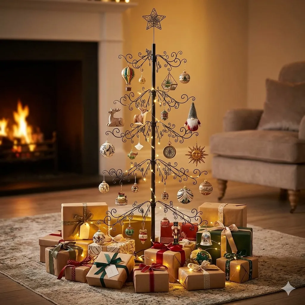 HOHIYA 6.5-feet ornament display tree additional view 10