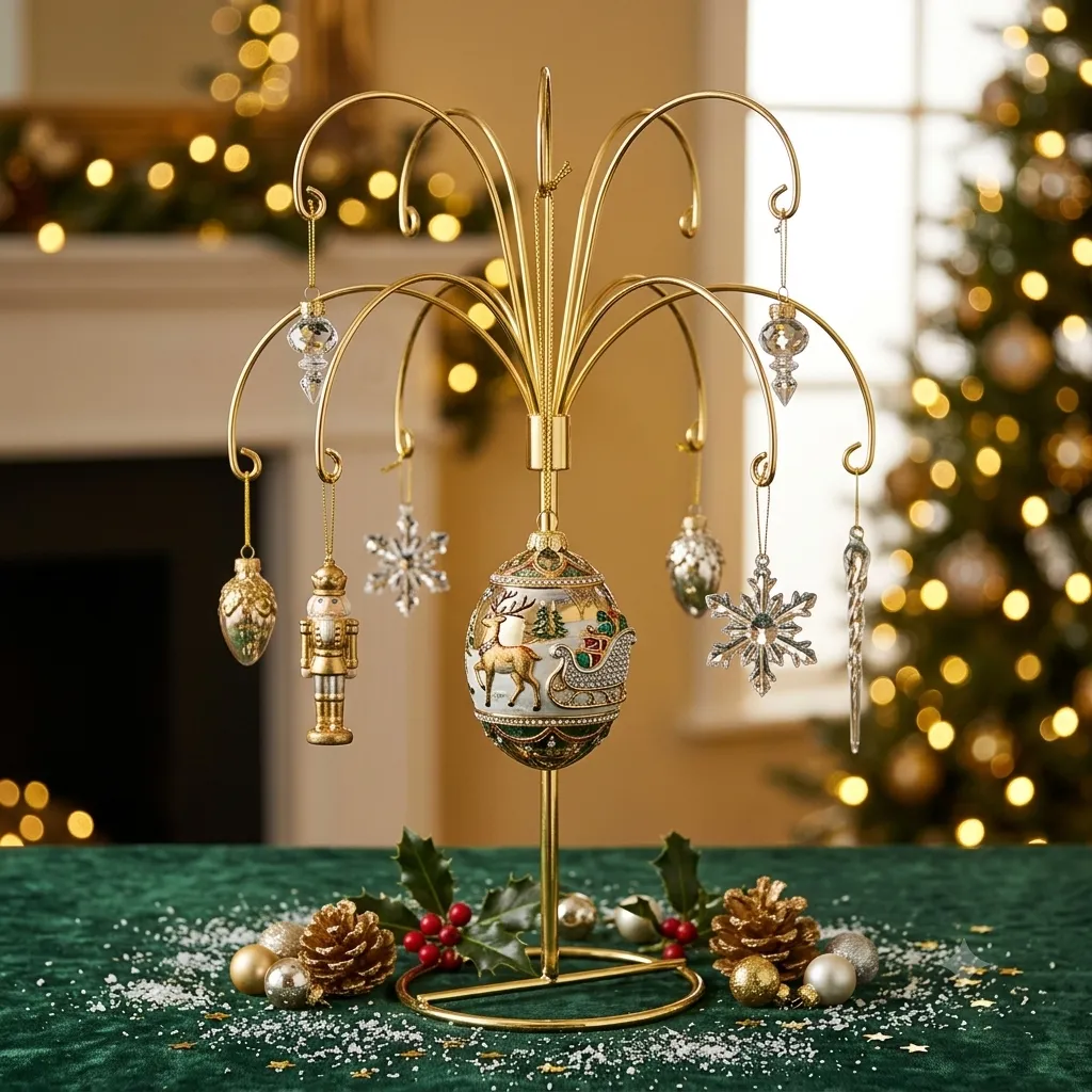 HOHIYA 13.5-inch ornament display tree additional view 9