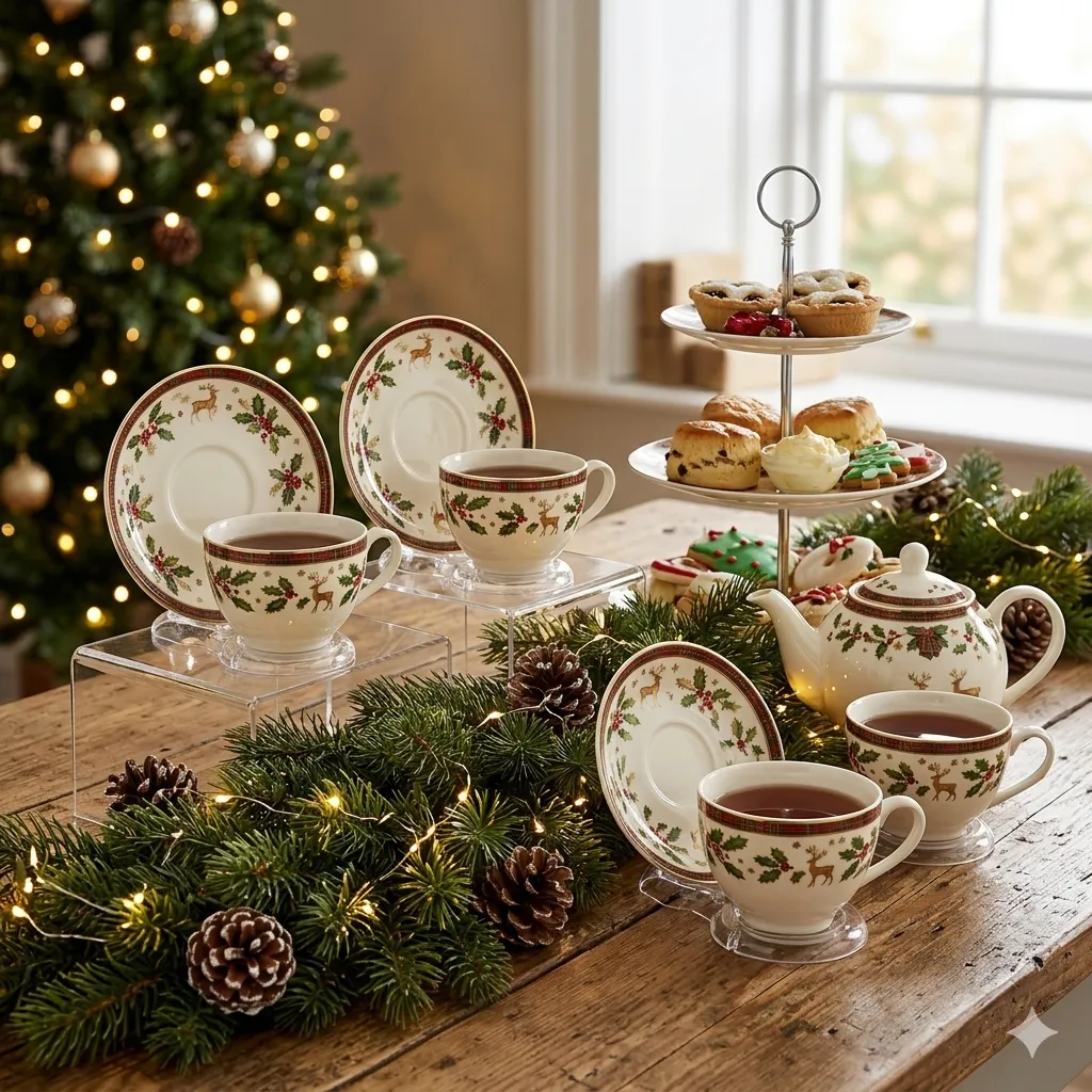 HOHIYA tea cup display stand additional view 9