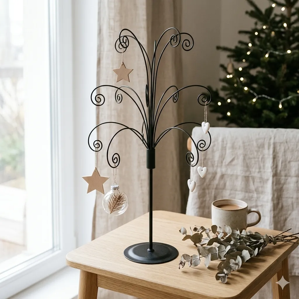 HOHIYA ornament display tree packaging and what is included
