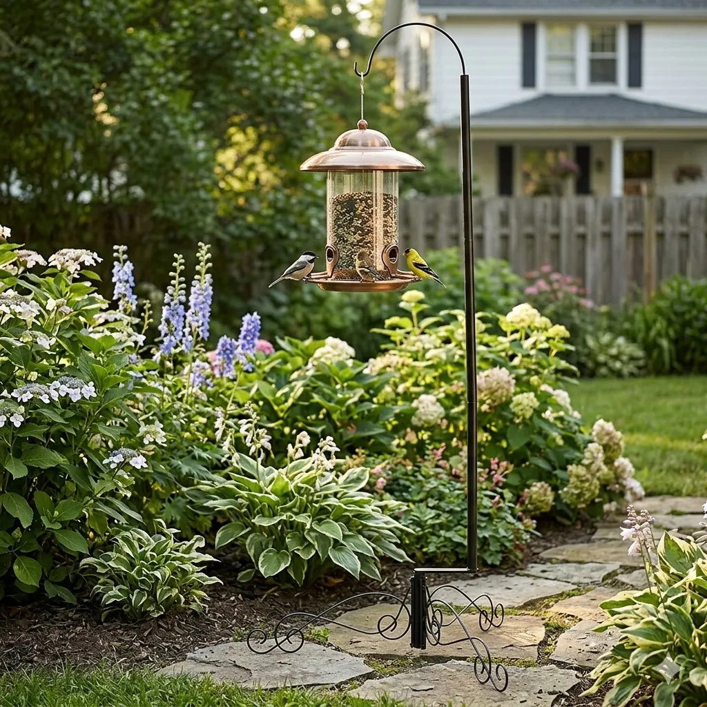 HOHIYA wind chime stand styled in a home setting