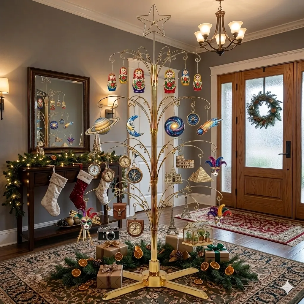 HOHIYA 74-inch ornament display tree additional view 8