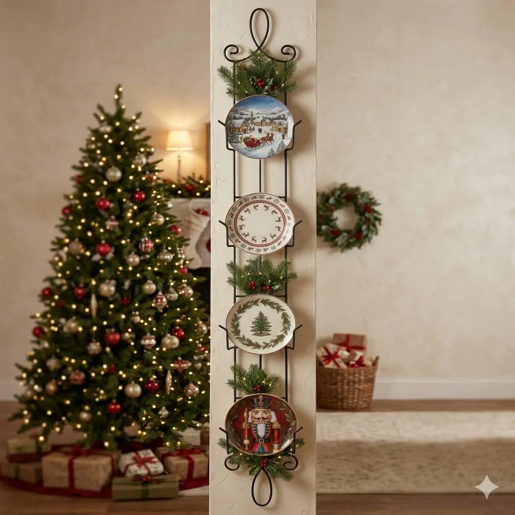 HOHIYA display stand styled in a home setting